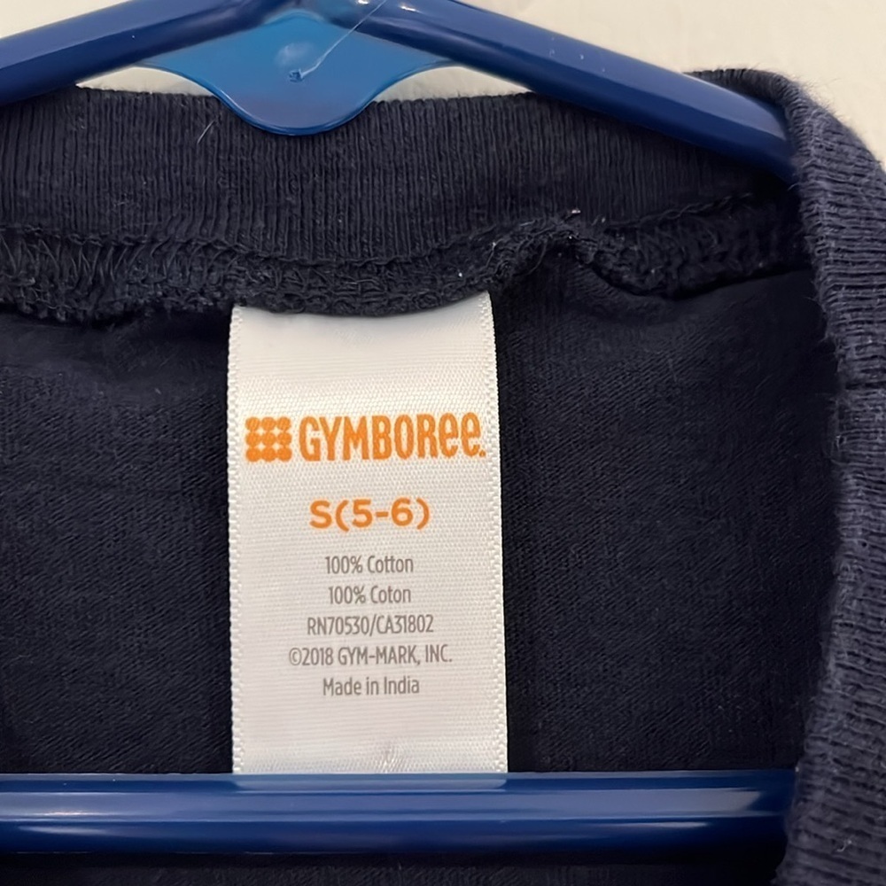 GYMBOREE Boys 5/6 AWESOME Graphic Tee Short Sleeve Navy Cotton Unisex EUC - Picture 3 of 4